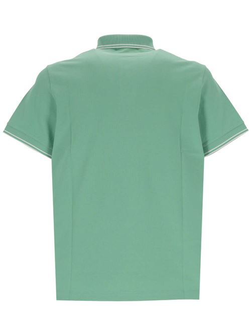 Light green stretch-cotton piqué polo Stone Island | 80152SC18V0052